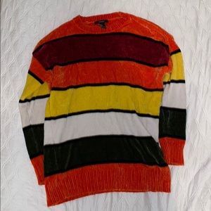 Multicolored soft fabric  sweater